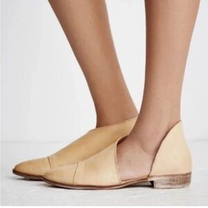 Free People Camel Brown Mont Blanc D'Orsays Sandal Size 38 (8)